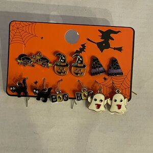 Halloween Themed Earrings Set